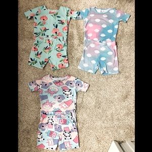 Girls summer pajama bundle